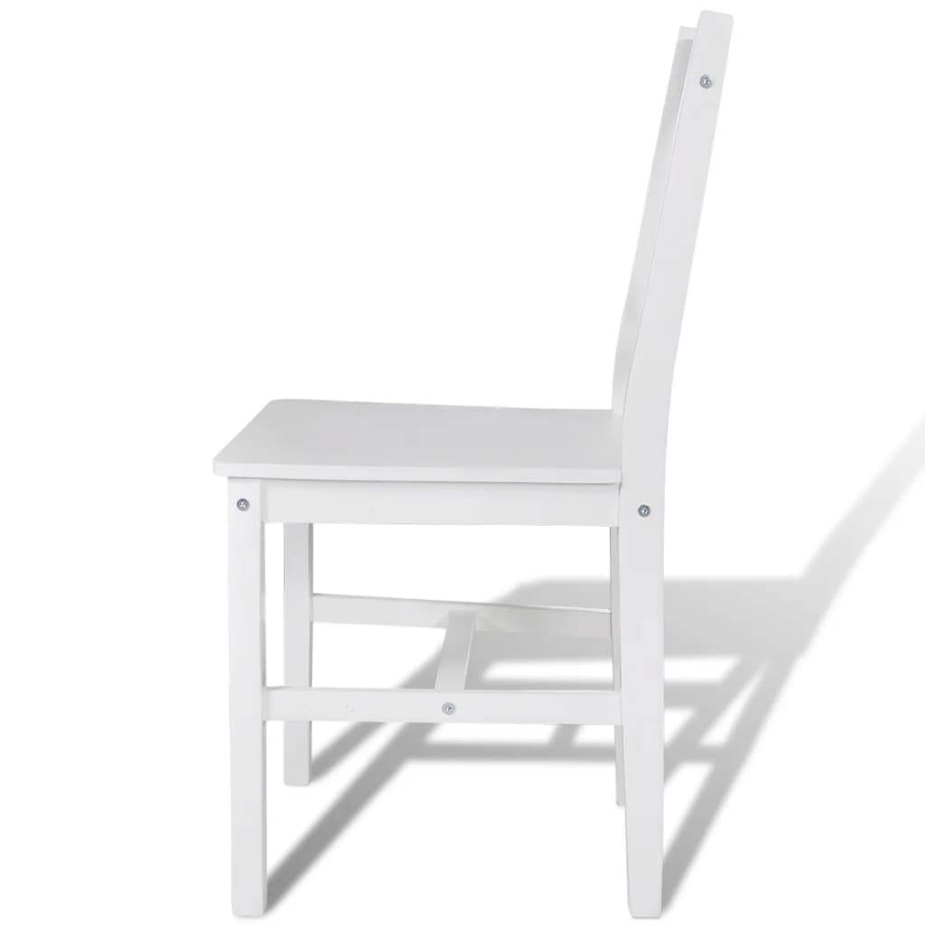 Chaises à manger lot de 6 blanc pinède - XIOS