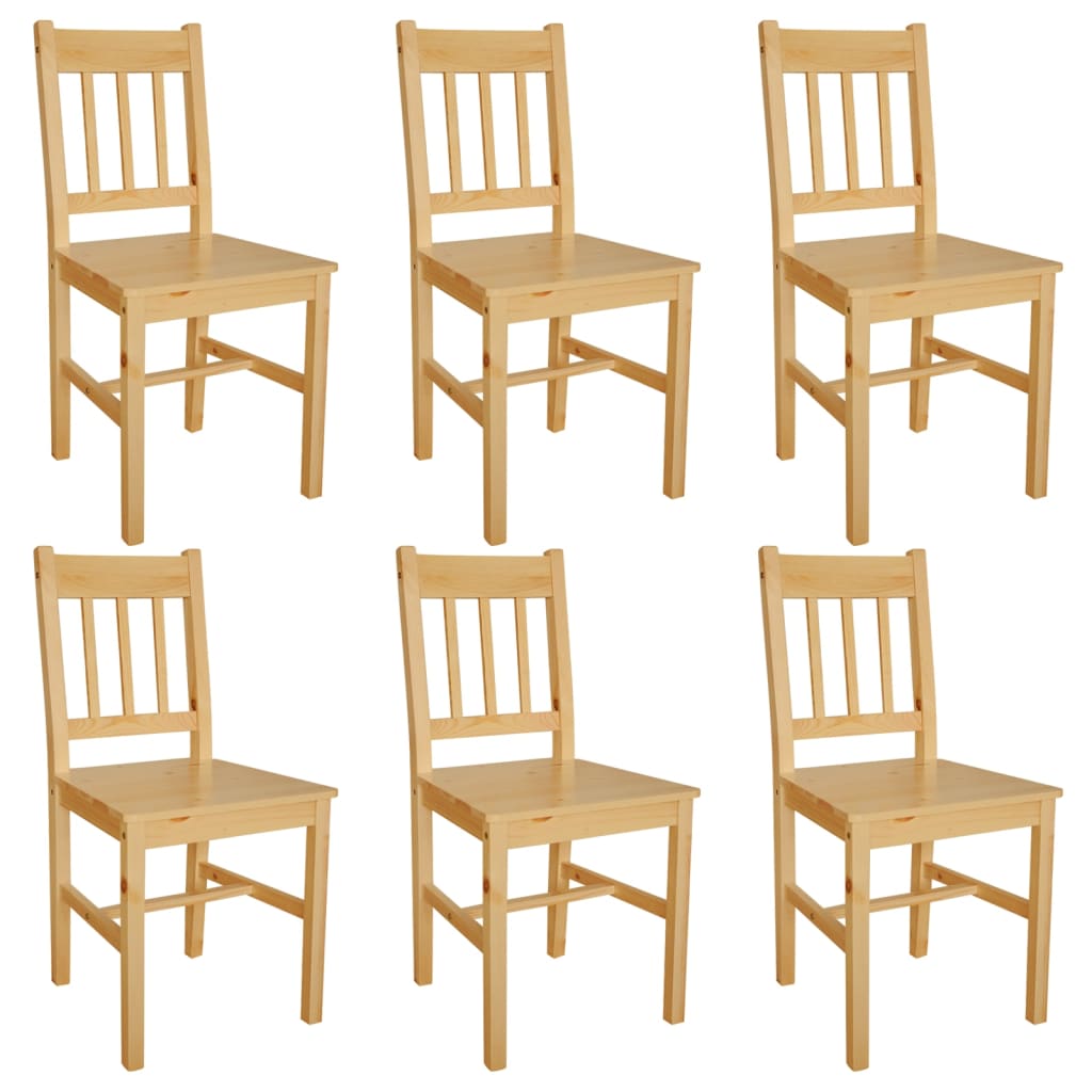 Chaises à manger lot de 6 pinède - XIOS