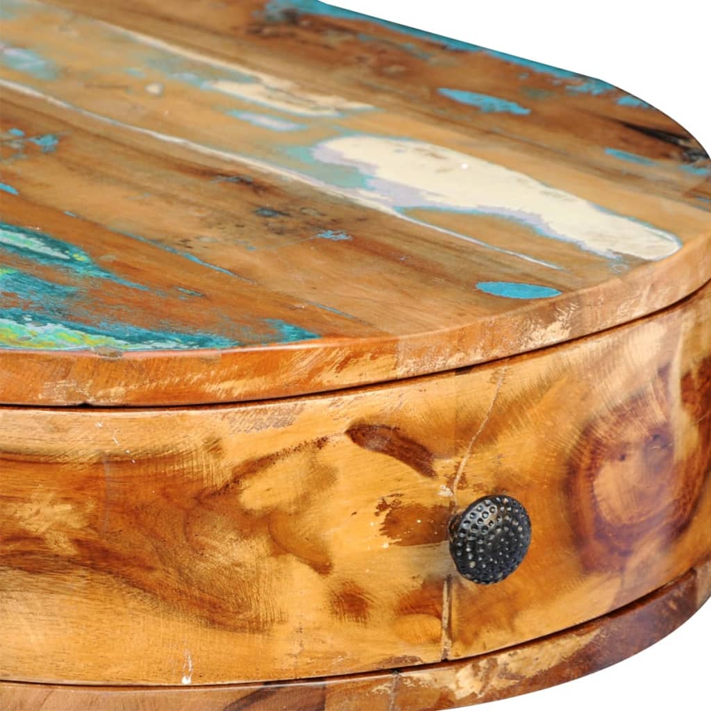 Bureau avec pieds en fer Bois de récupération solide - XIOS