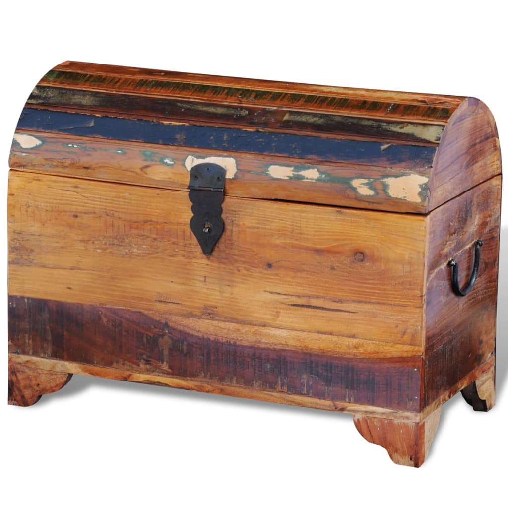 Coffre de rangement Bois de récupération massif - XIOS