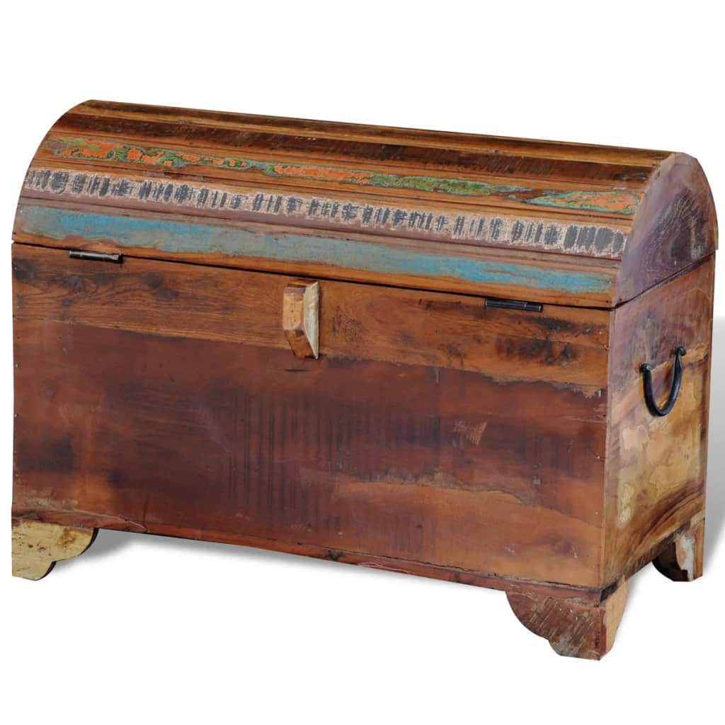 Coffre de rangement Bois de récupération massif - XIOS
