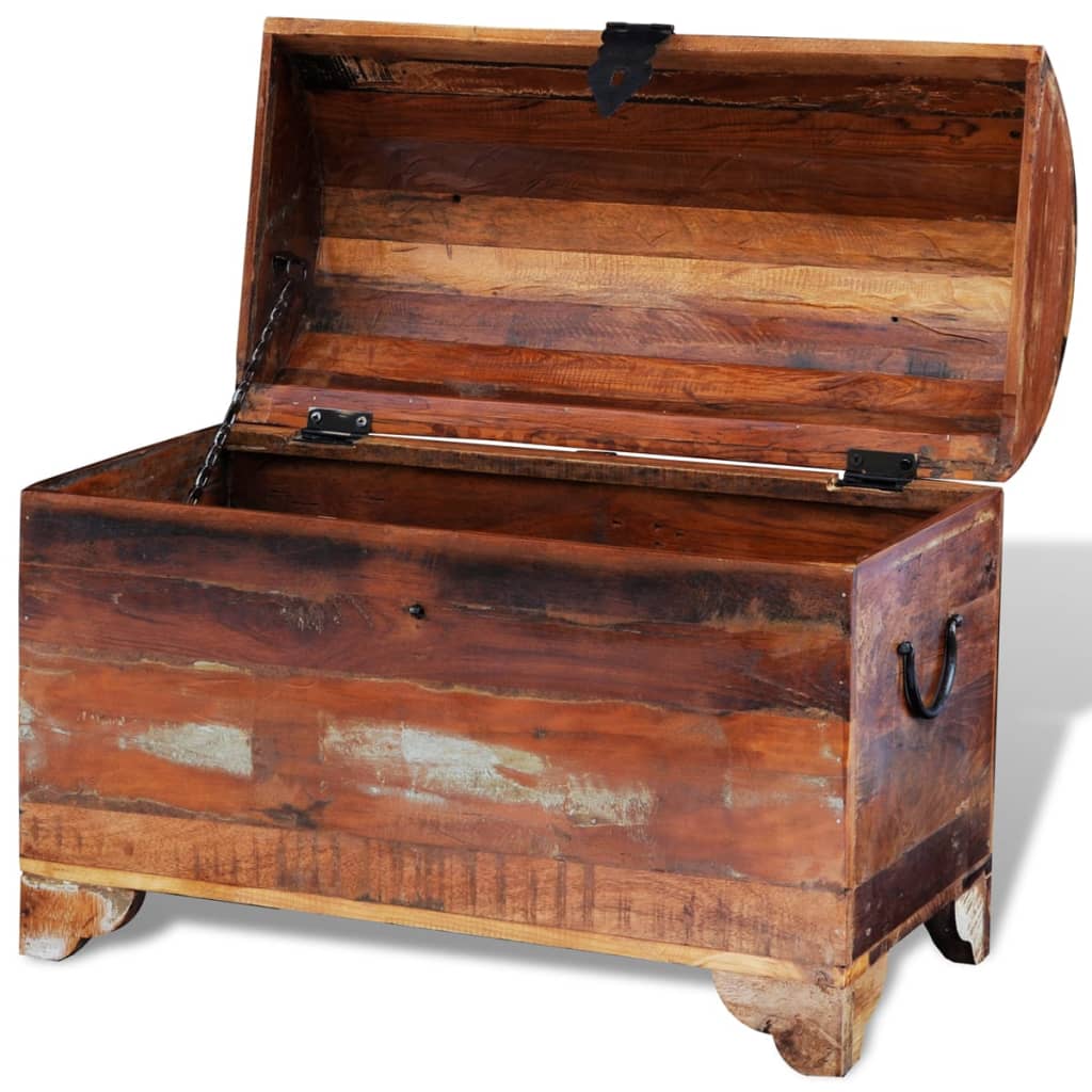 Coffre de rangement Bois de récupération massif - XIOS