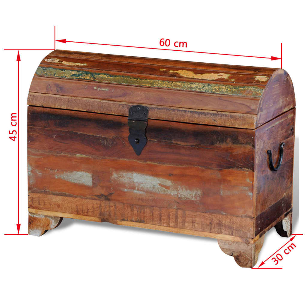 Coffre de rangement Bois de récupération massif - XIOS