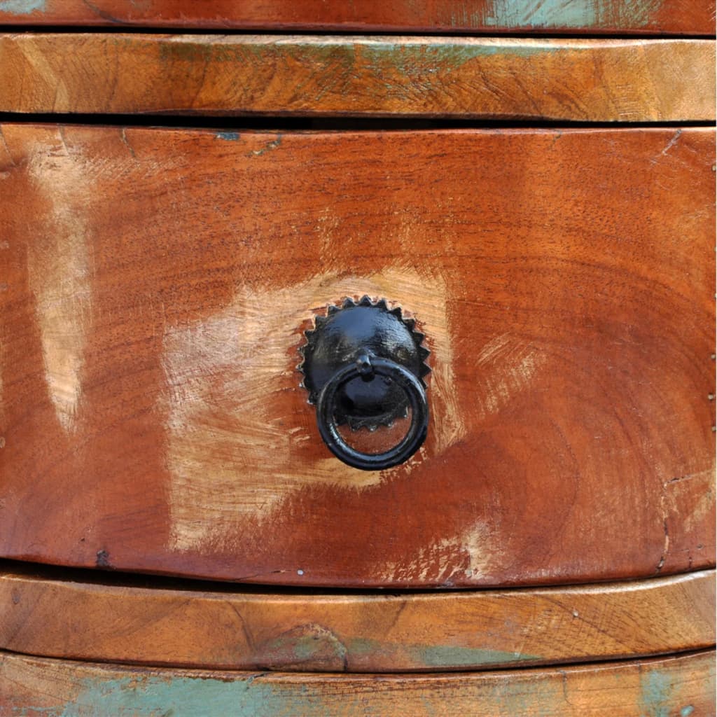 Armoire avec 3 tiroirs Bois de récupération massif - XIOS