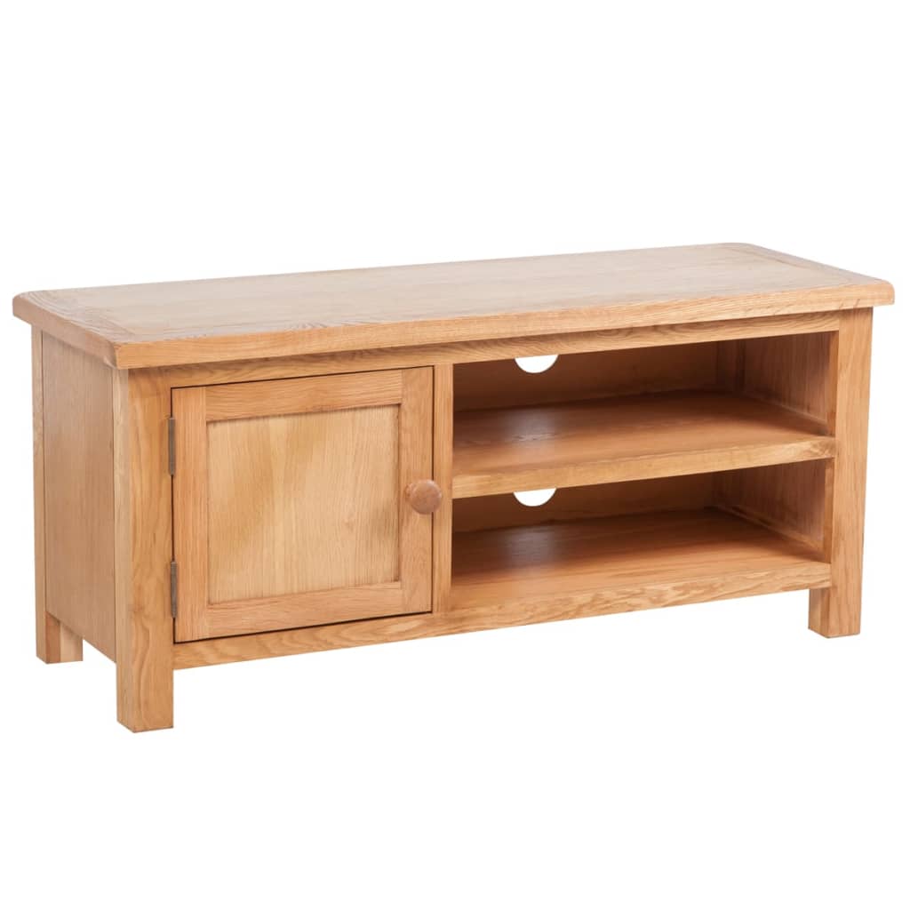 Meuble TV 103 x 36 x 46 cm Bois de chêne solide - XIOS