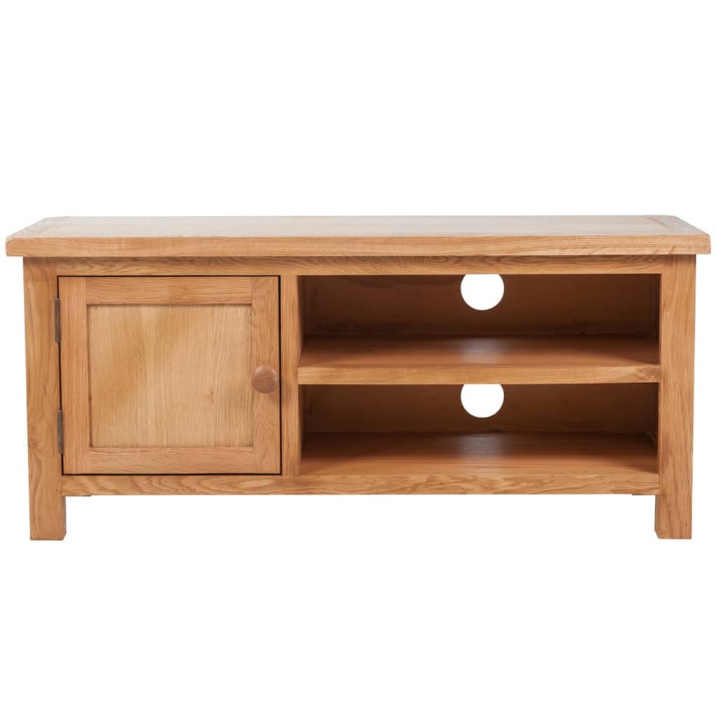 Meuble TV 103 x 36 x 46 cm Bois de chêne solide - XIOS