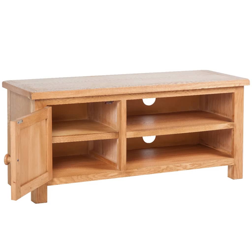 Meuble TV 103 x 36 x 46 cm Bois de chêne solide - XIOS