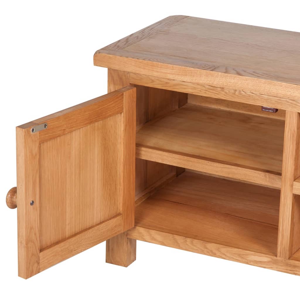 Meuble TV 103 x 36 x 46 cm Bois de chêne solide - XIOS