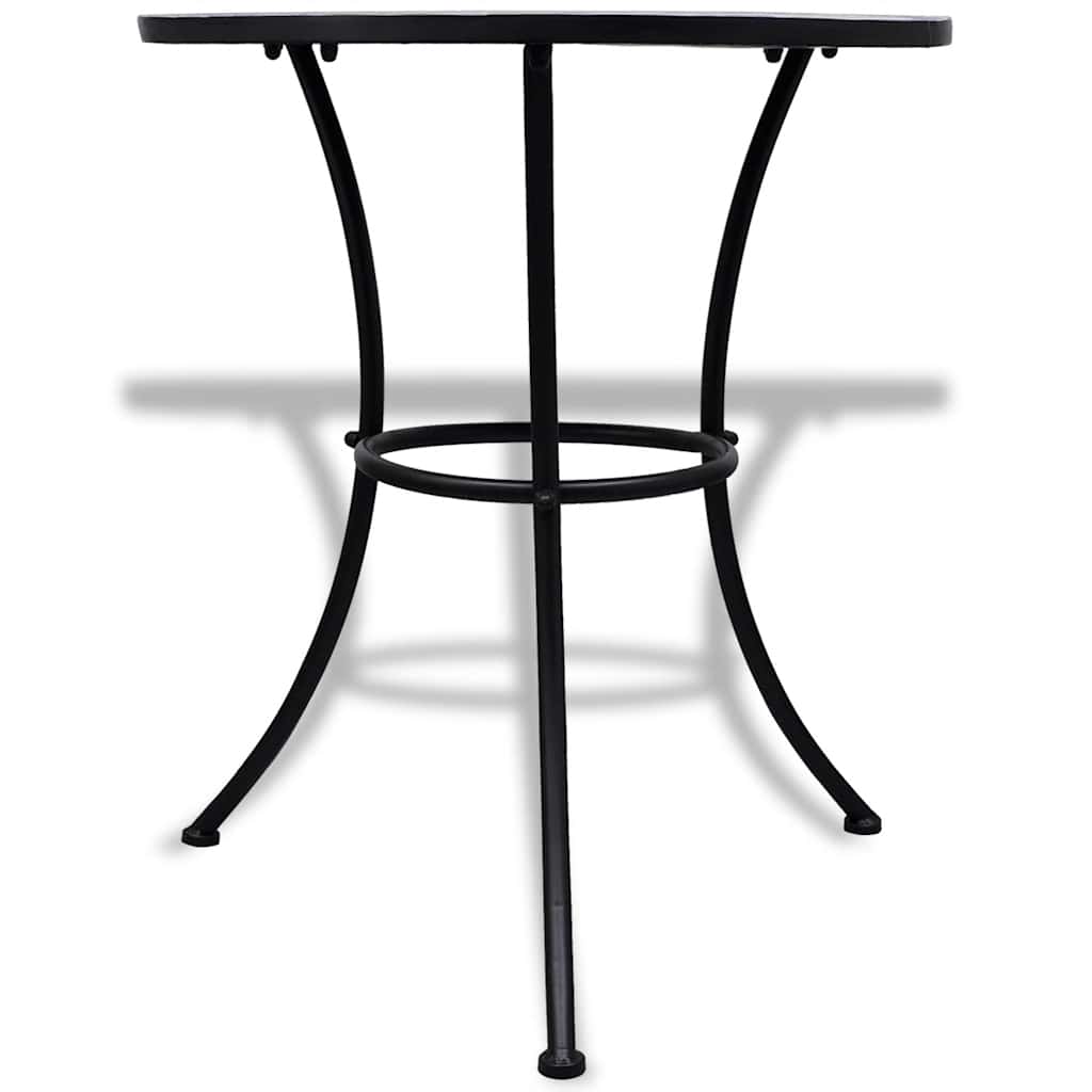 Ensemble de bistro 3 pcs Carreaux céramiques Bleu et blanc