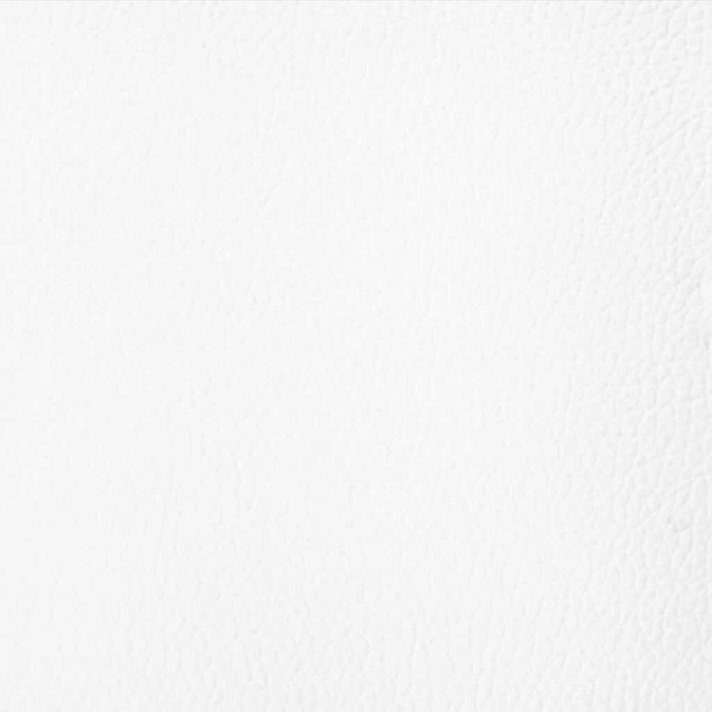 Canapé sectionnel à 3 places cuir synthétique blanc