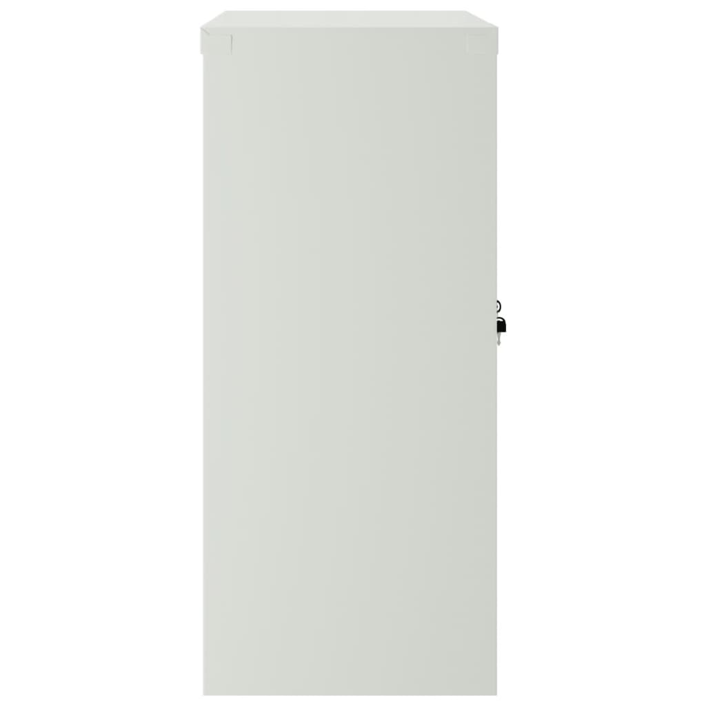 Armoire de bureau avec 2 portes Gris 90 cm Acier - XIOS