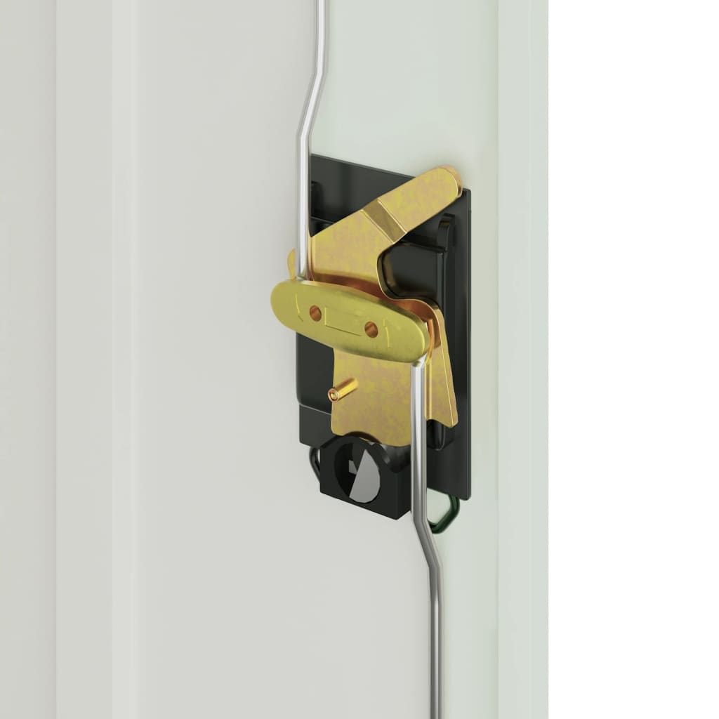 Armoire de bureau avec 2 portes Gris 90 cm Acier - XIOS