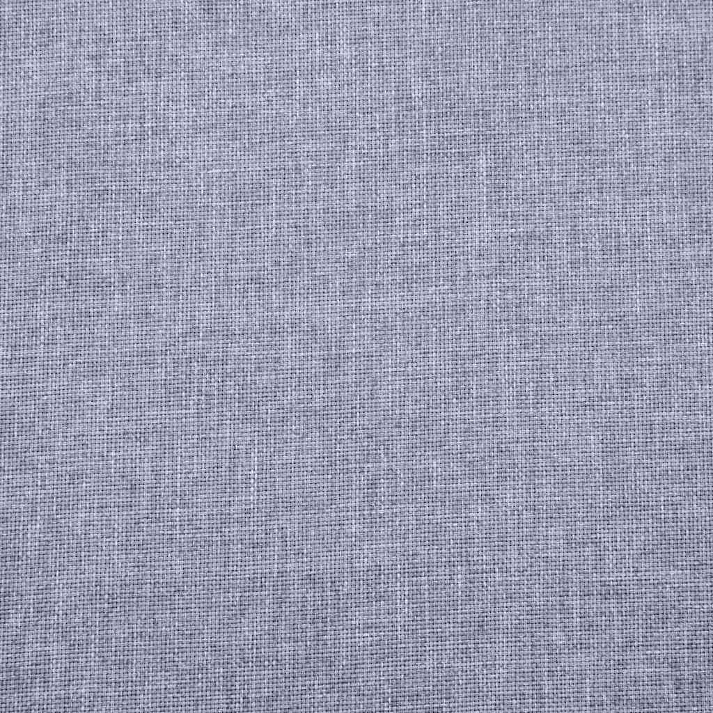 Canapé à 2 places tissu gris clair