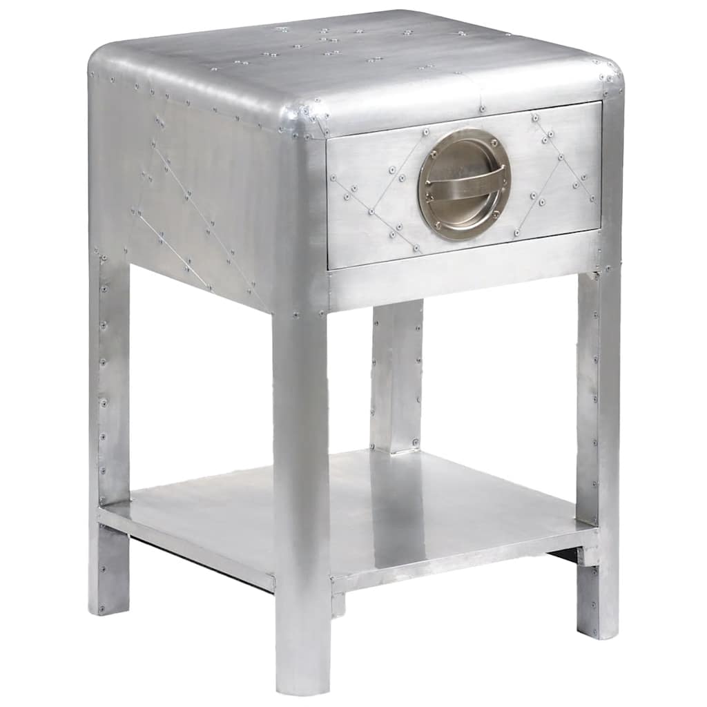 Table de coin avec 1 tiroir vintage Style d'aviation - XIOS