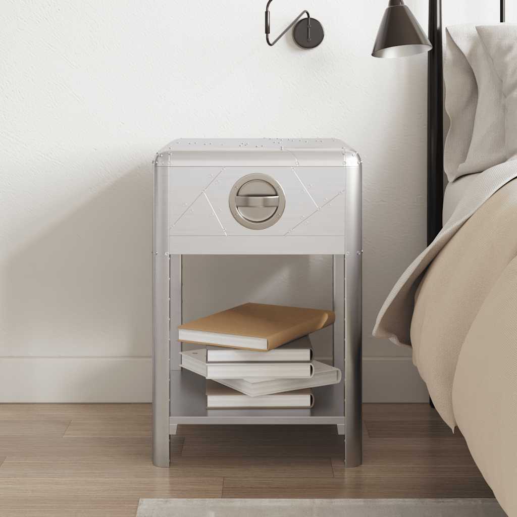 Table de coin avec 1 tiroir vintage Style d'aviation - XIOS