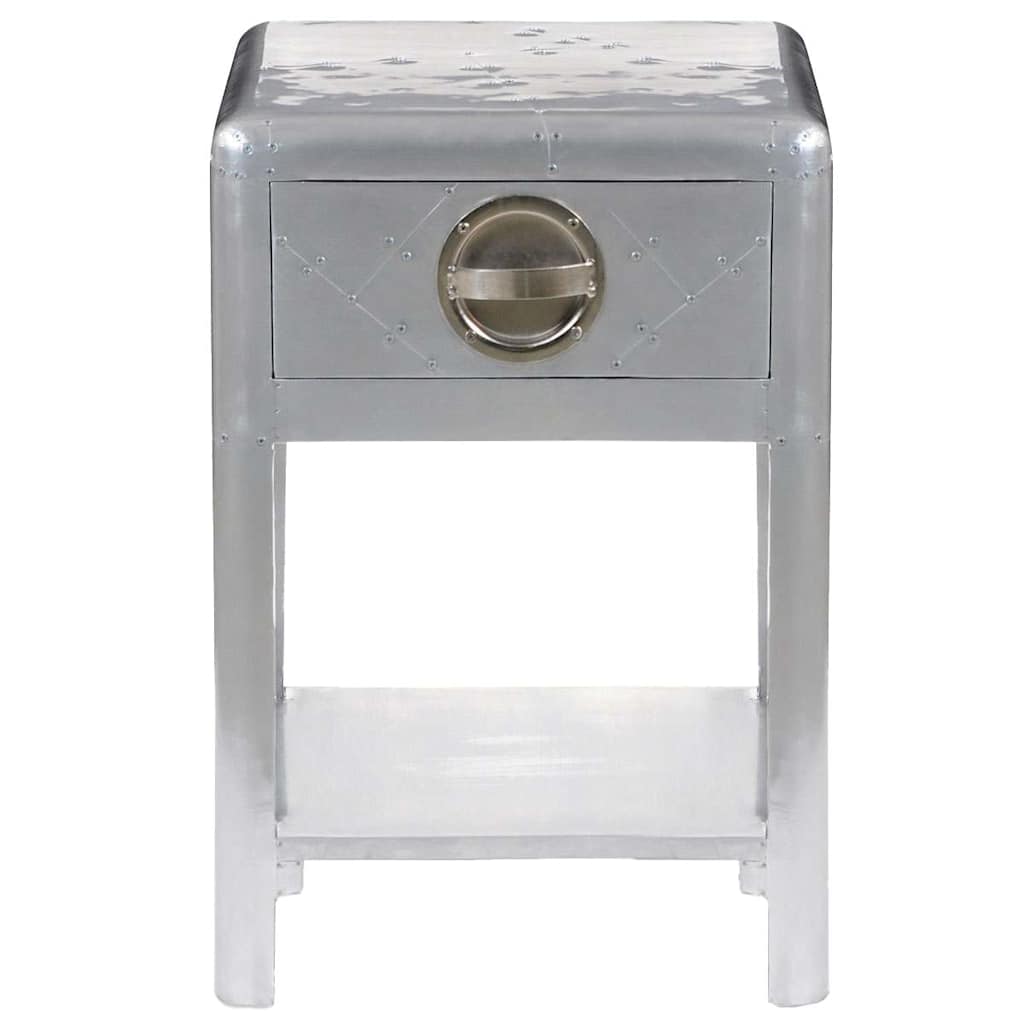 Table de coin avec 1 tiroir vintage Style d'aviation - XIOS