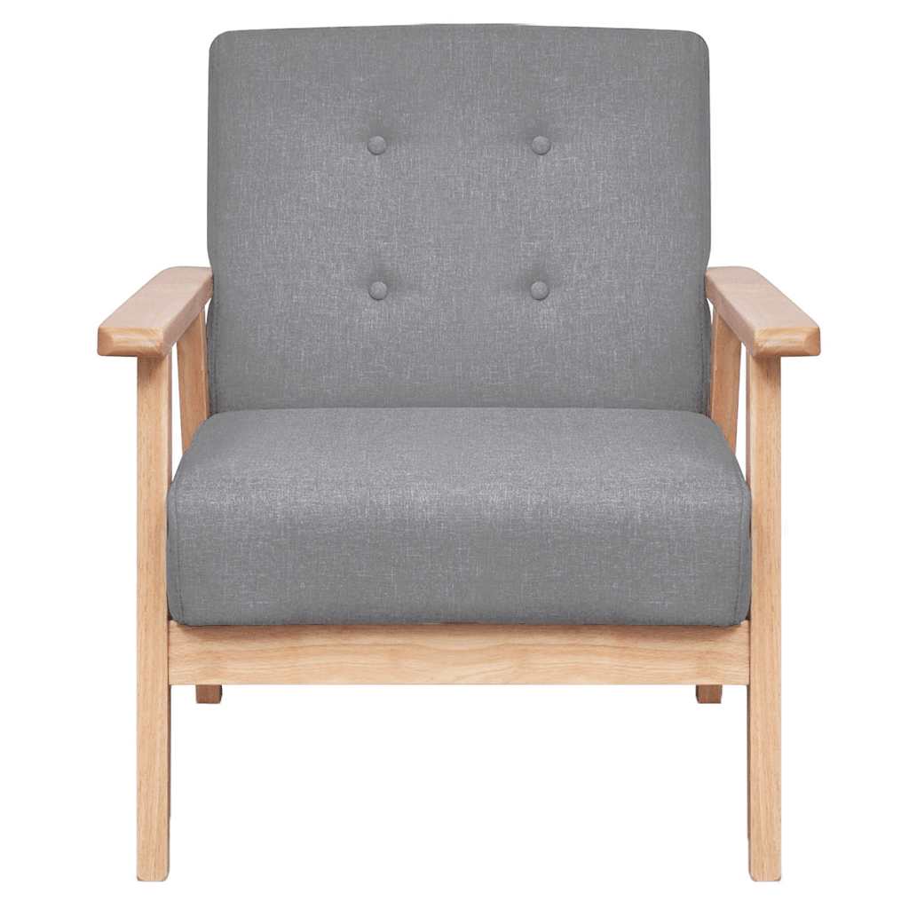 Fauteuil gris foncé tissu - XIOS