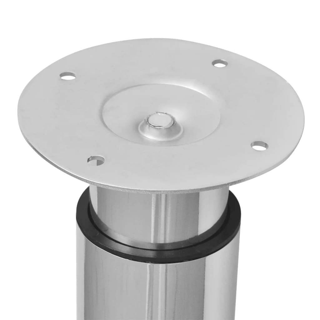 Pieds de table télescopique 2 pcs Chrome 710 mm - 1100 mm - XIOS