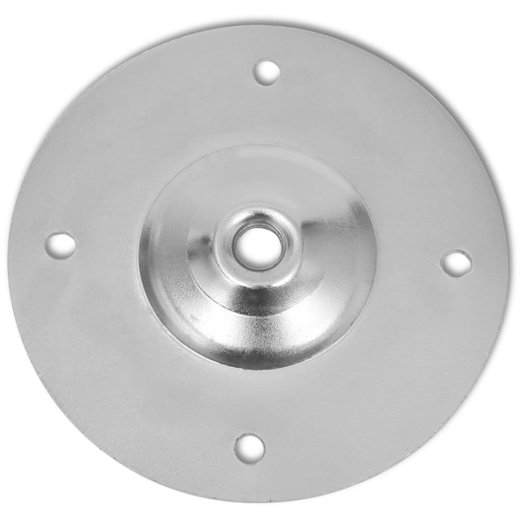 Pieds de table télescopique 2 pcs Chrome 710 mm - 1100 mm - XIOS