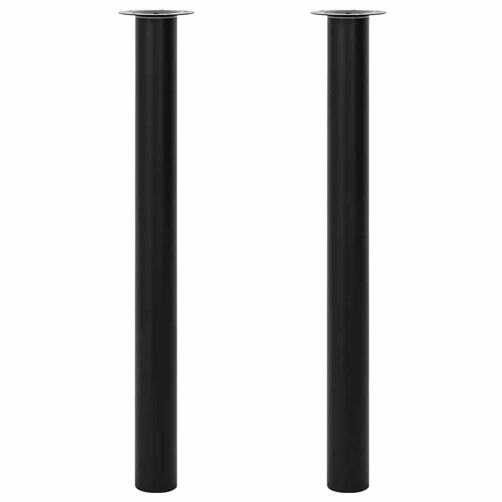 Pied de table télescopique 2 pcs Noir 710 mm - 1100 mm - XIOS
