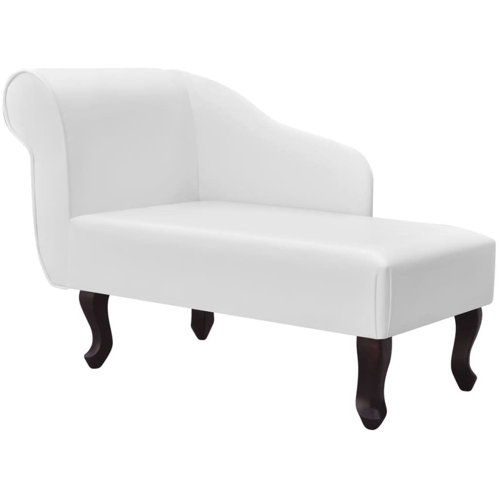 Chaise longue Blanc Similicuir - XIOS