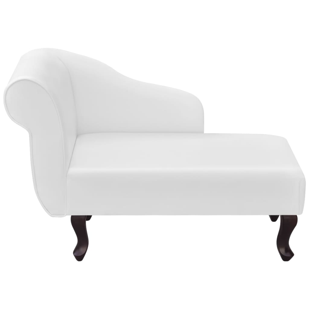 Chaise longue Blanc Similicuir - XIOS