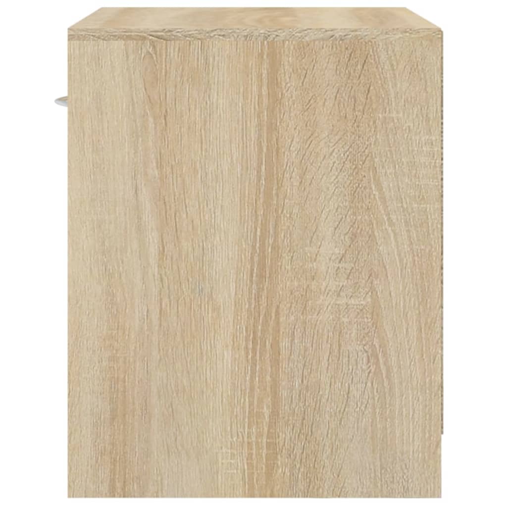 Table de chevet 2 pcs avec tiroir Couleur de chêne - XIOS