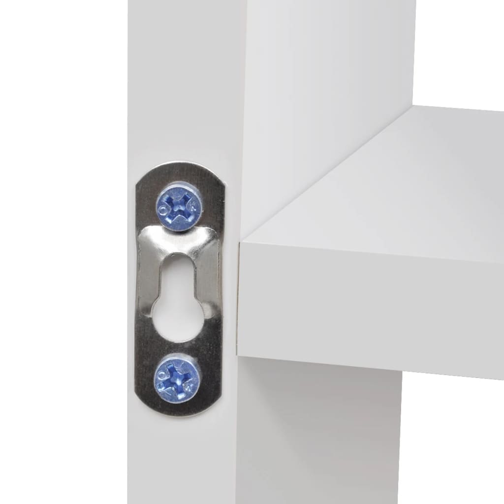 Étagère murale d'affichage 8 compartiments Blanc - XIOS