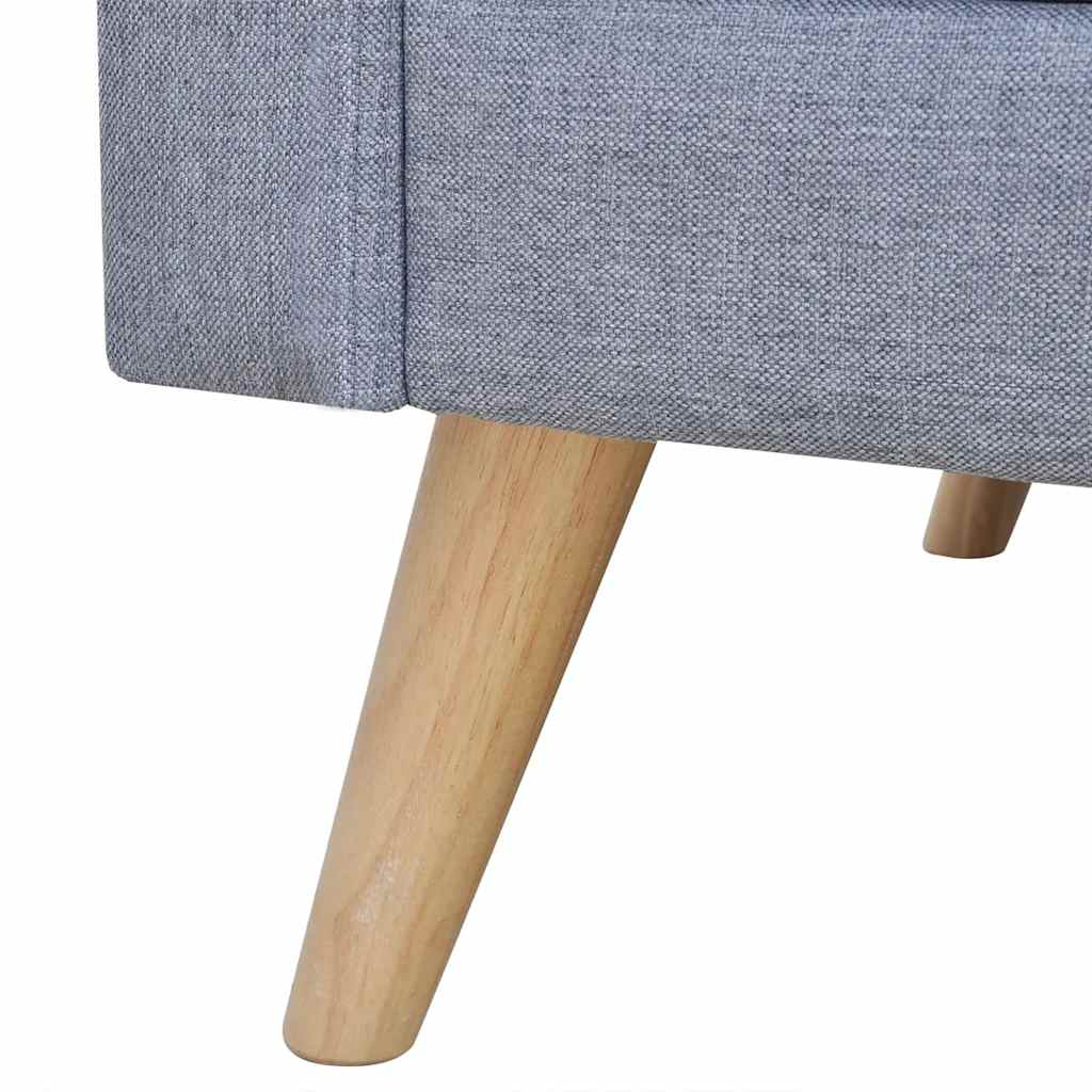 Ensemble de canapés à 2 places et à 3 places Tissu Gris clair