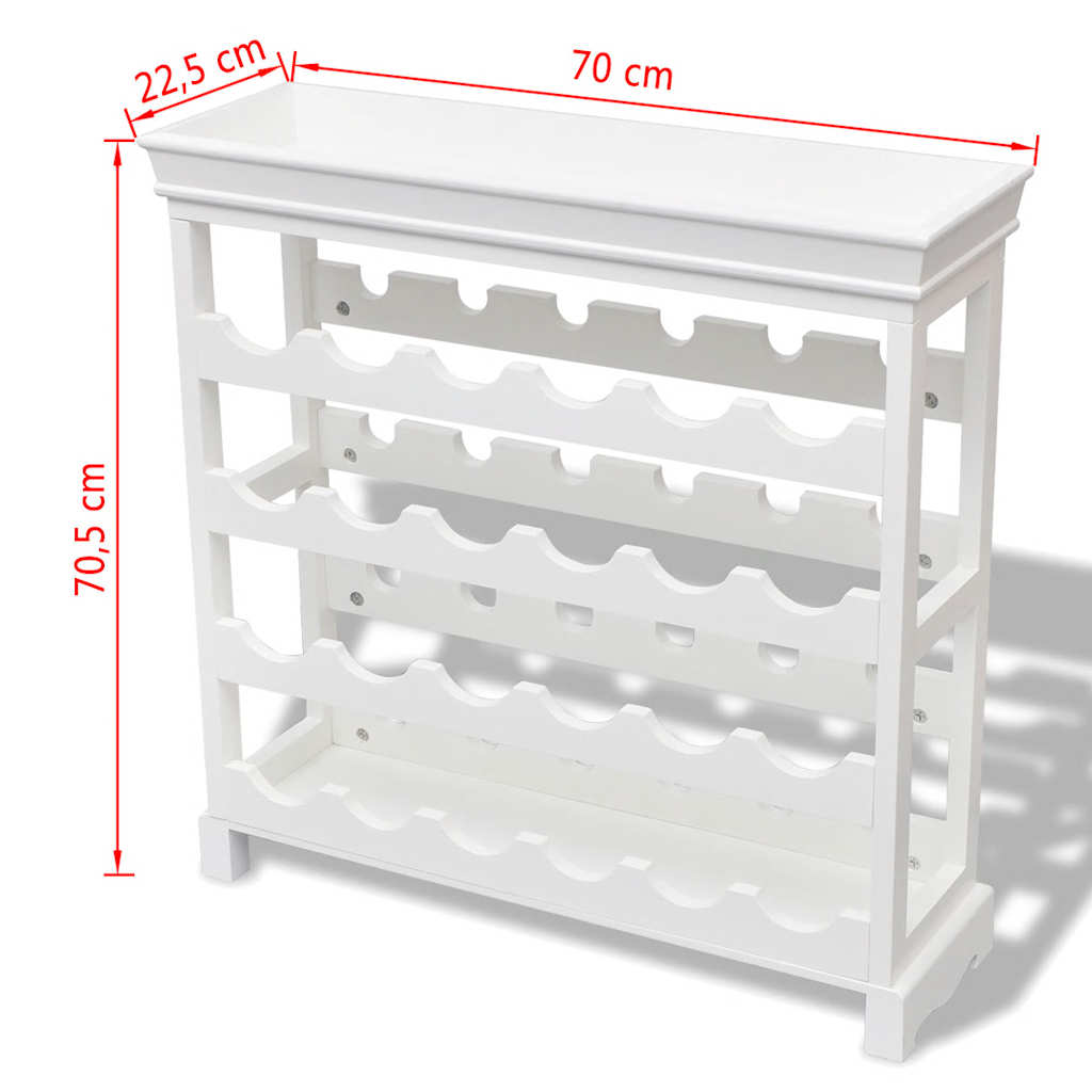 Casier à bouteilles Abreu Blanc - XIOS