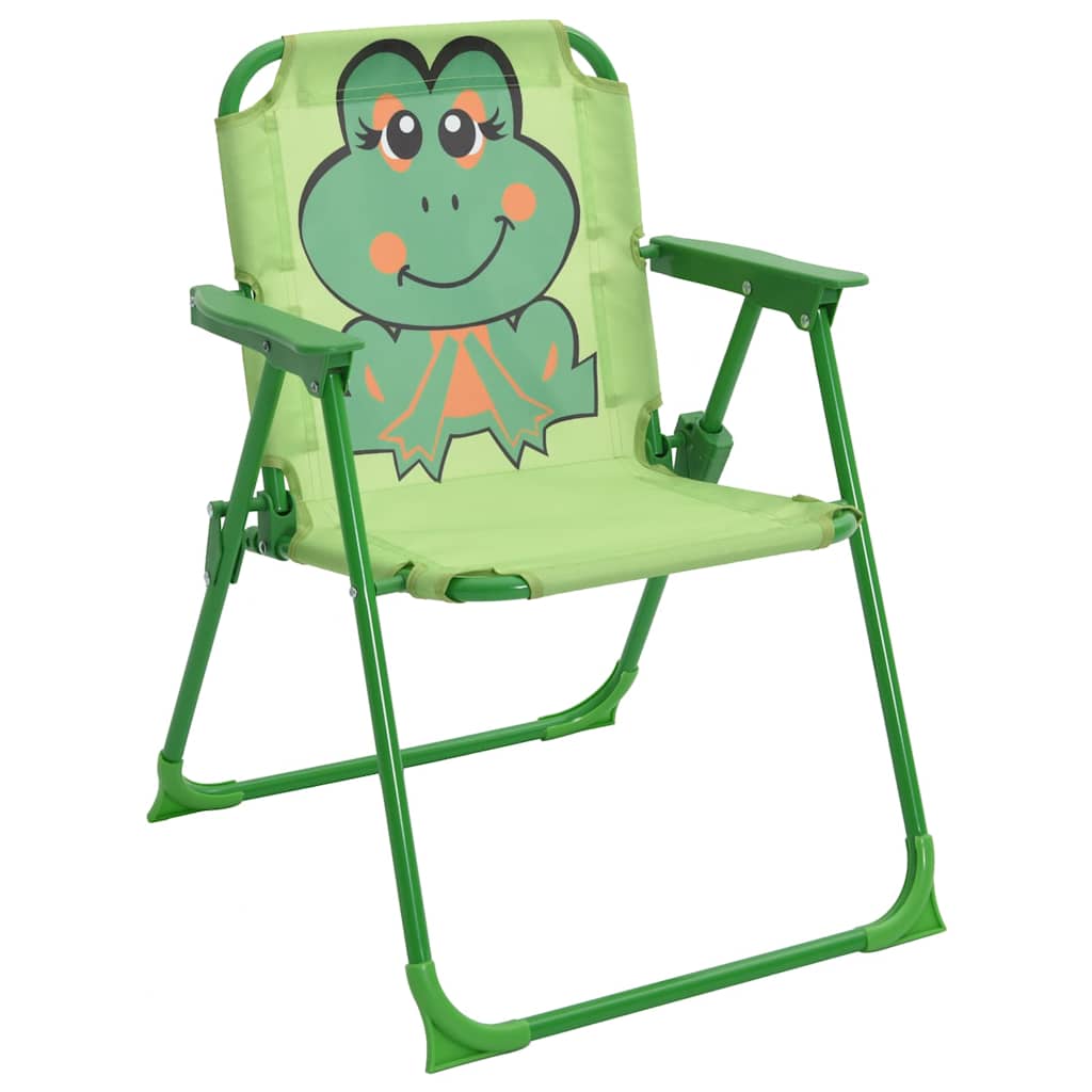 Ensemble de bistro avec parasol pour enfants 3 pcs Vert - XIOS