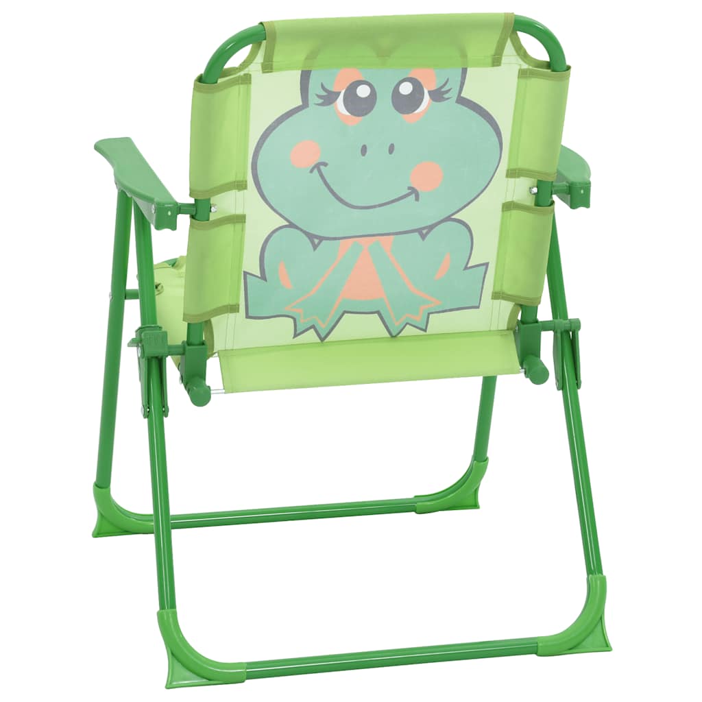 Ensemble de bistro avec parasol pour enfants 3 pcs Vert - XIOS