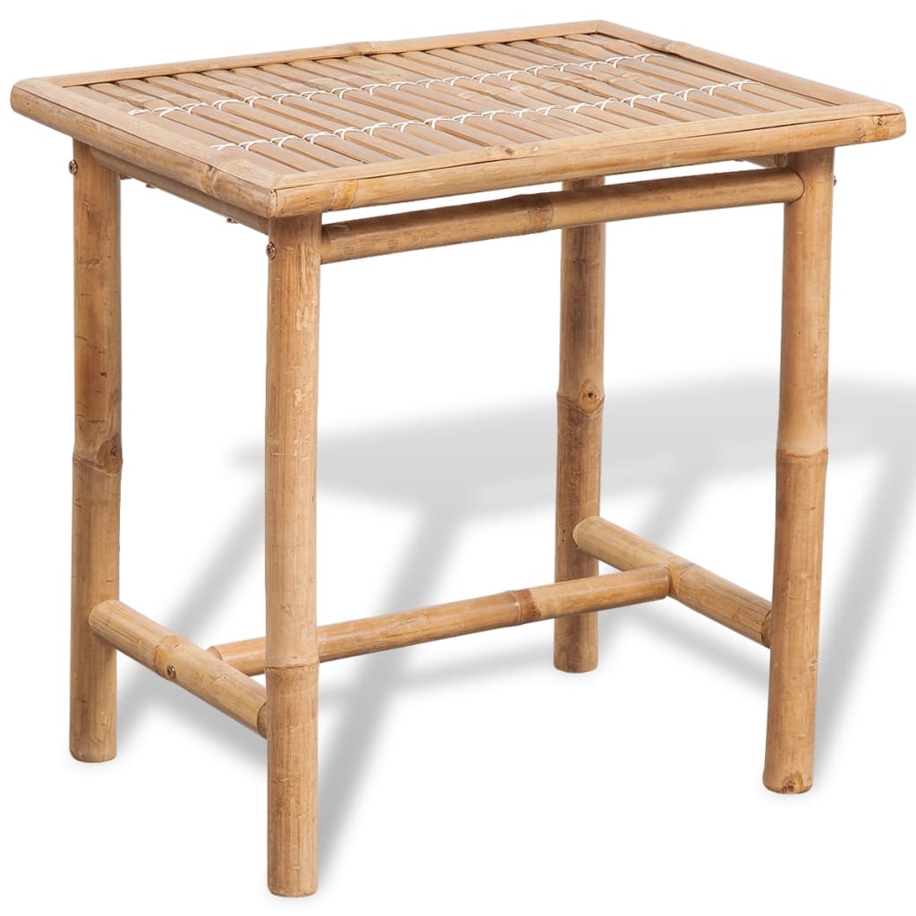 Mobilier de bistro 3 pcs avec coussins Bambou - XIOS