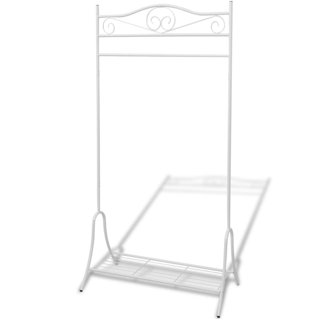 Portant à vêtements Blanc Acier - XIOS
