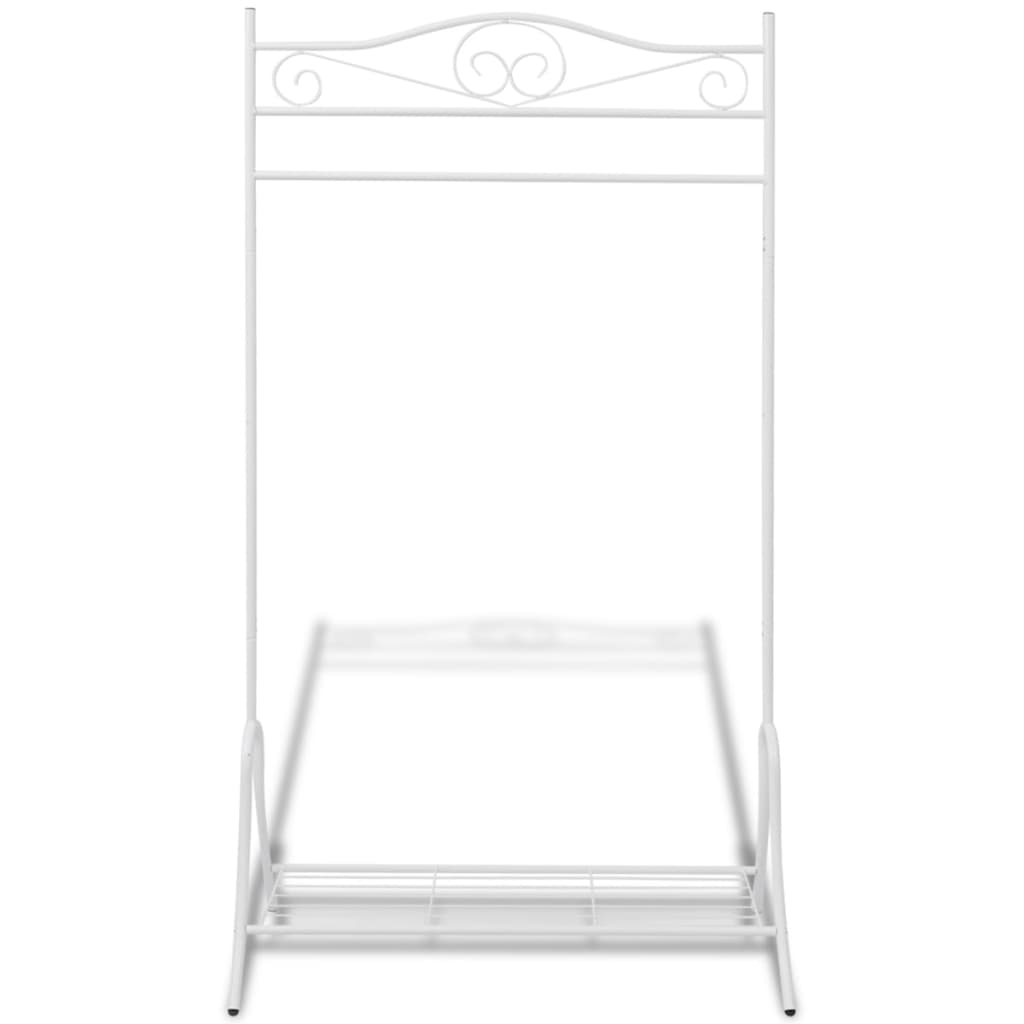 Portant à vêtements Blanc Acier - XIOS