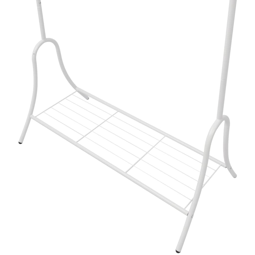 Portant à vêtements Blanc Acier - XIOS