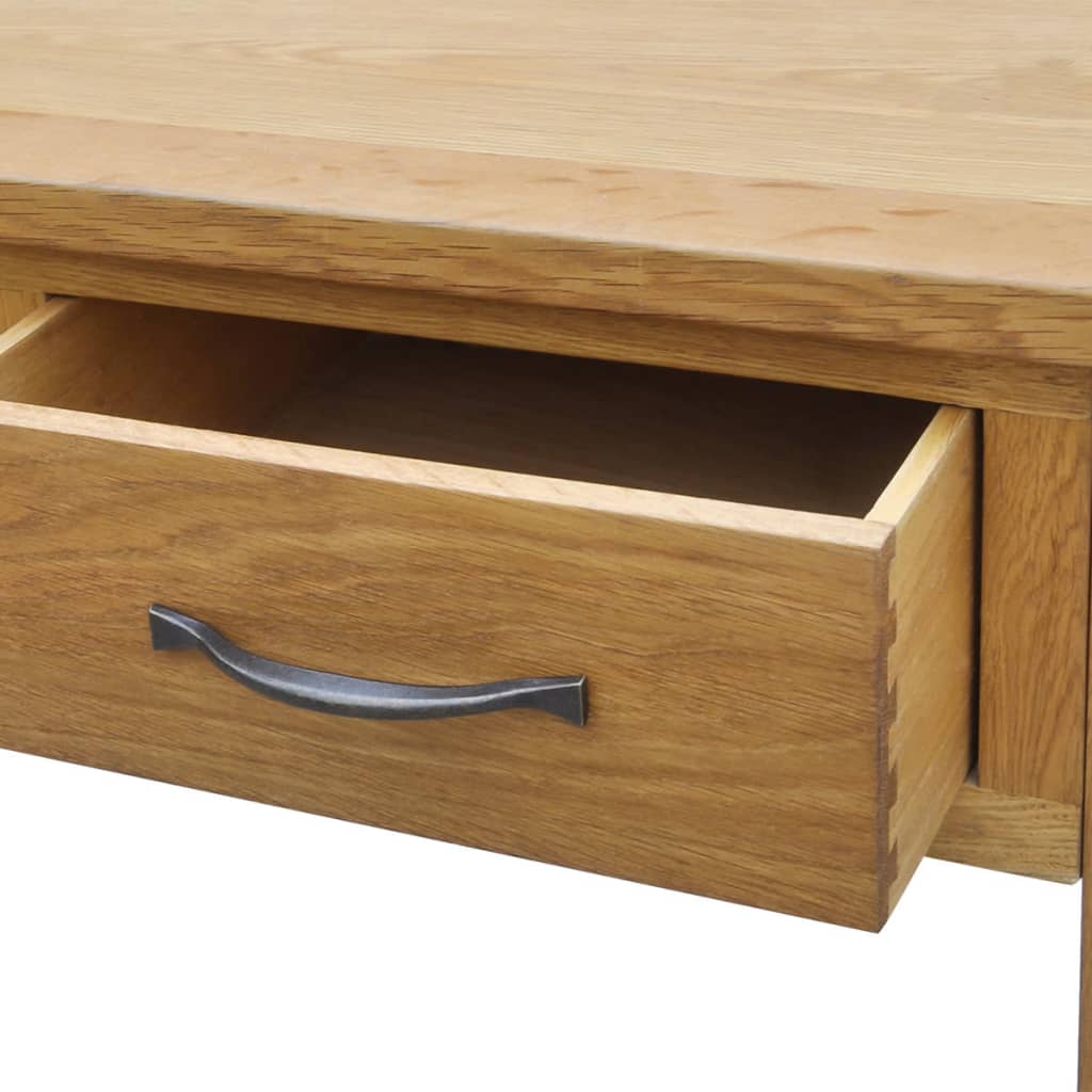 Coiffeuse avec tabouret Bois de chêne massif