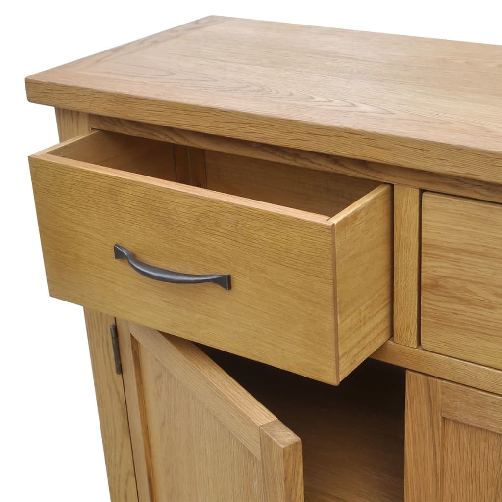 Buffet 90 x 33,5 x 83 cm Bois de chêne massif - XIOS