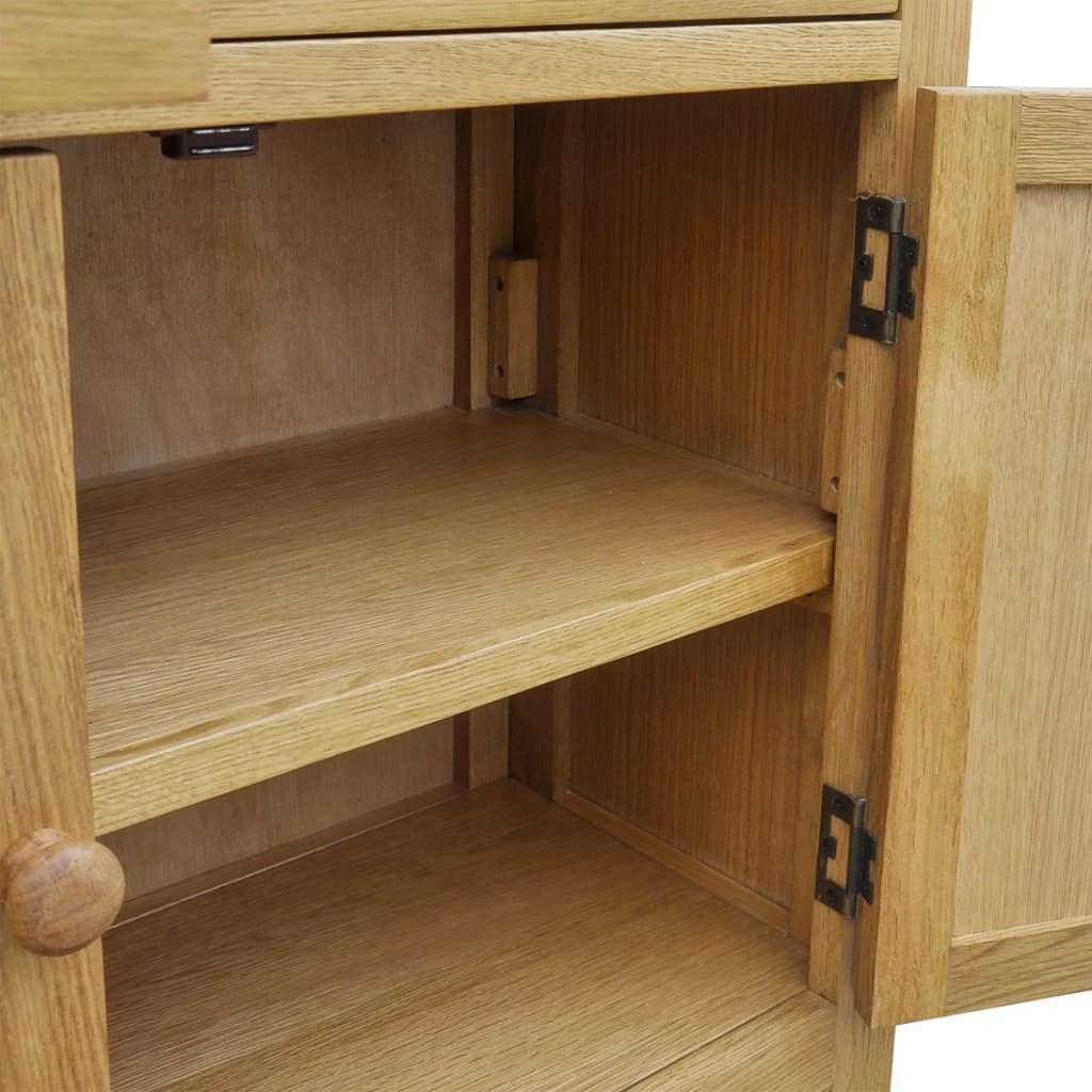 Buffet 90 x 33,5 x 83 cm Bois de chêne massif - XIOS