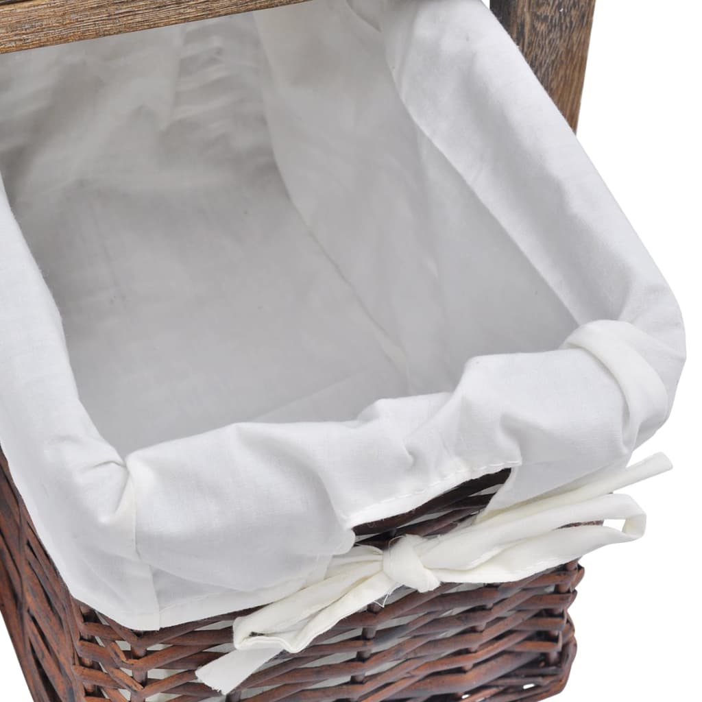 Table de chevet 2 pcs Bois Marron - XIOS