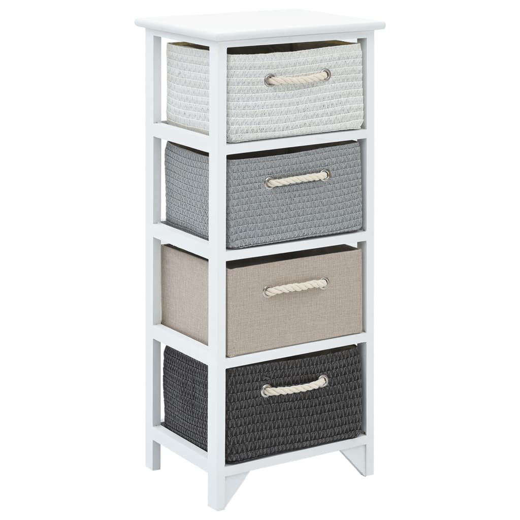 Armoire de rangement 4 tiroirs Bois - XIOS