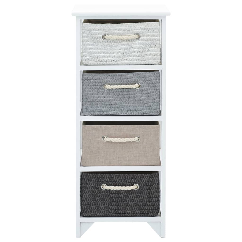 Armoire de rangement 4 tiroirs Bois - XIOS