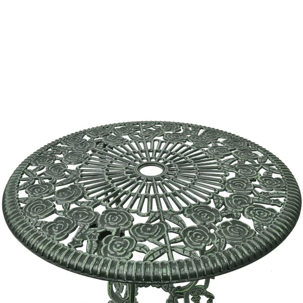 Ensemble de bistro 3 pcs Aluminium coulé Vert - XIOS