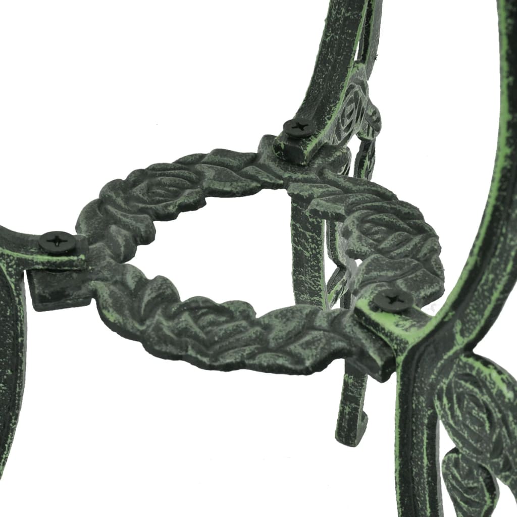 Ensemble de bistro 3 pcs Aluminium coulé Vert - XIOS