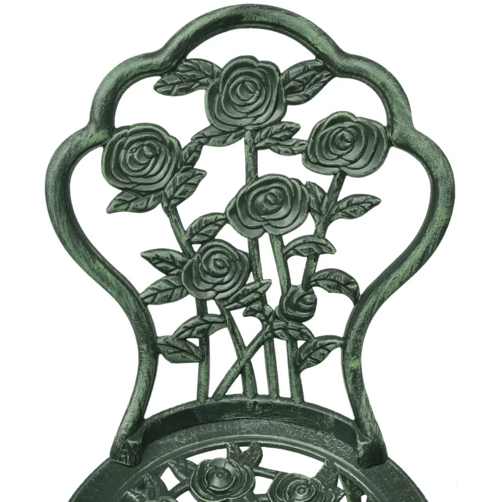 Ensemble de bistro 3 pcs Aluminium coulé Vert - XIOS