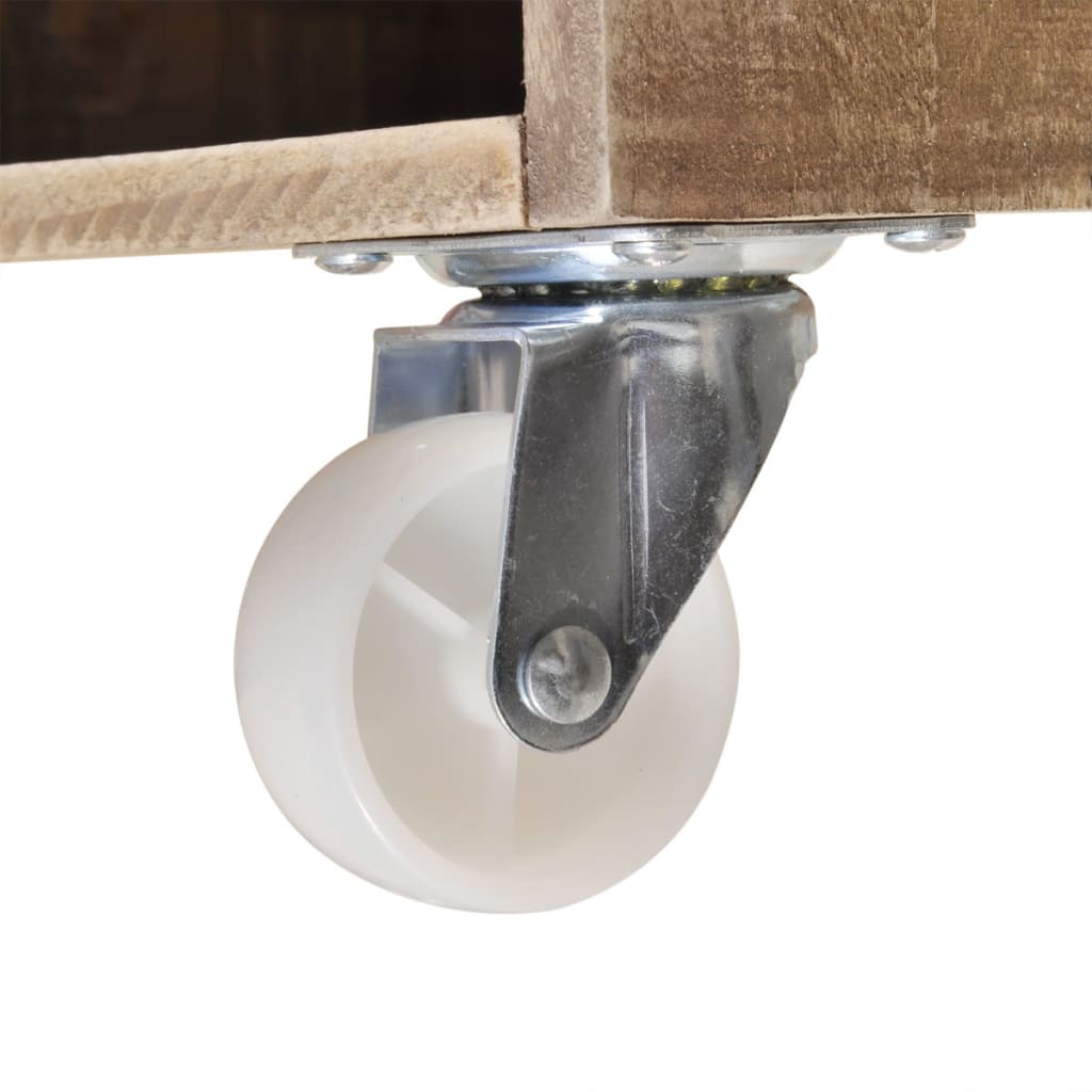 Table de chevet marron bois massif - XIOS