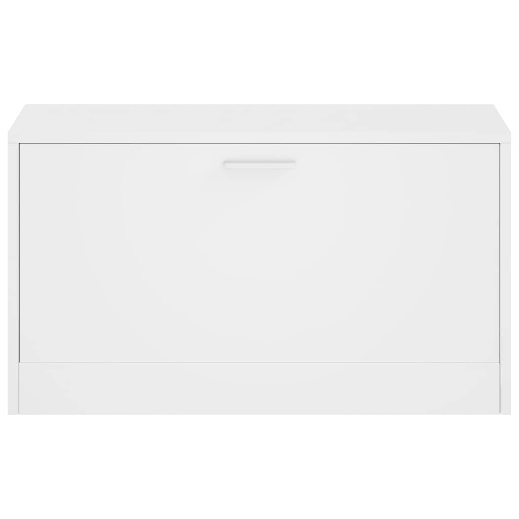 Banc à chaussures 80x24x45 cm Blanc - XIOS