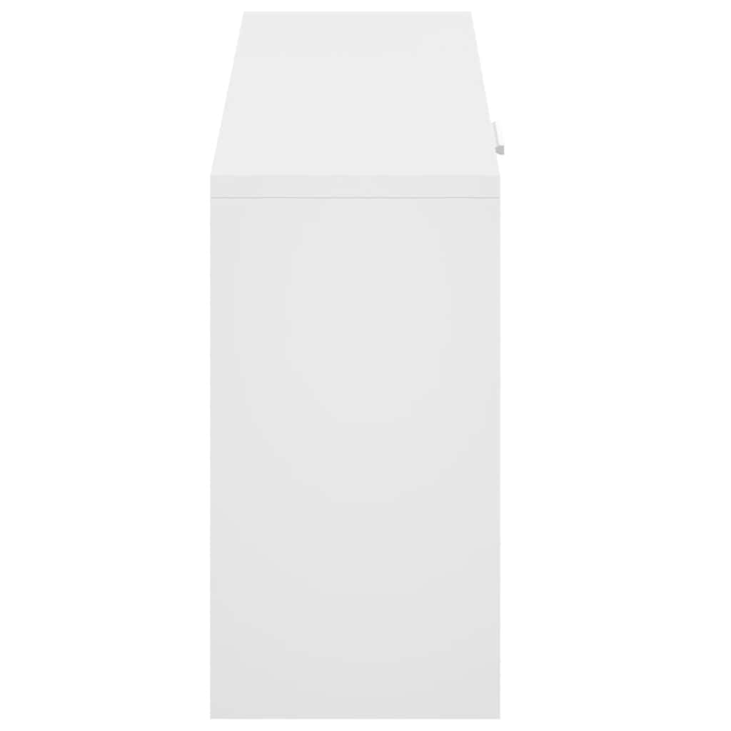 Banc à chaussures 80x24x45 cm Blanc - XIOS