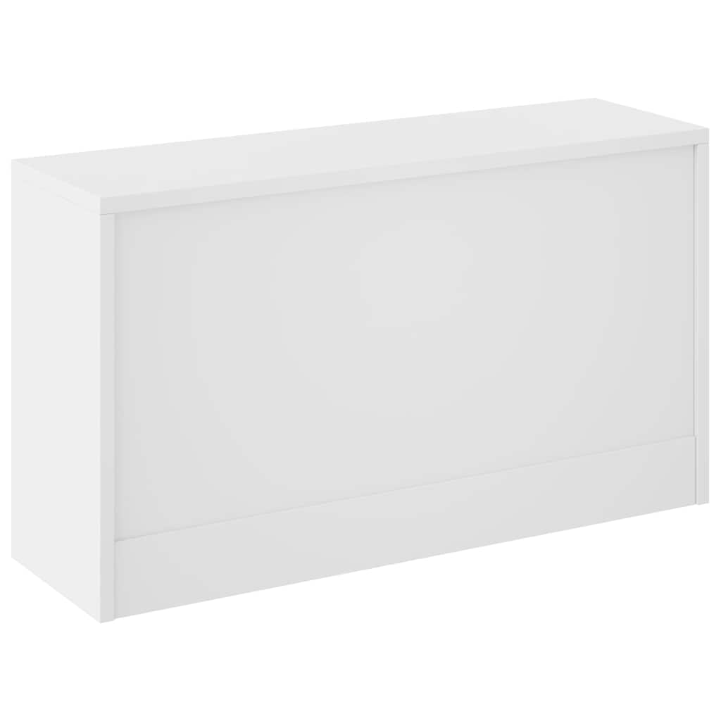 Banc à chaussures 80x24x45 cm Blanc - XIOS