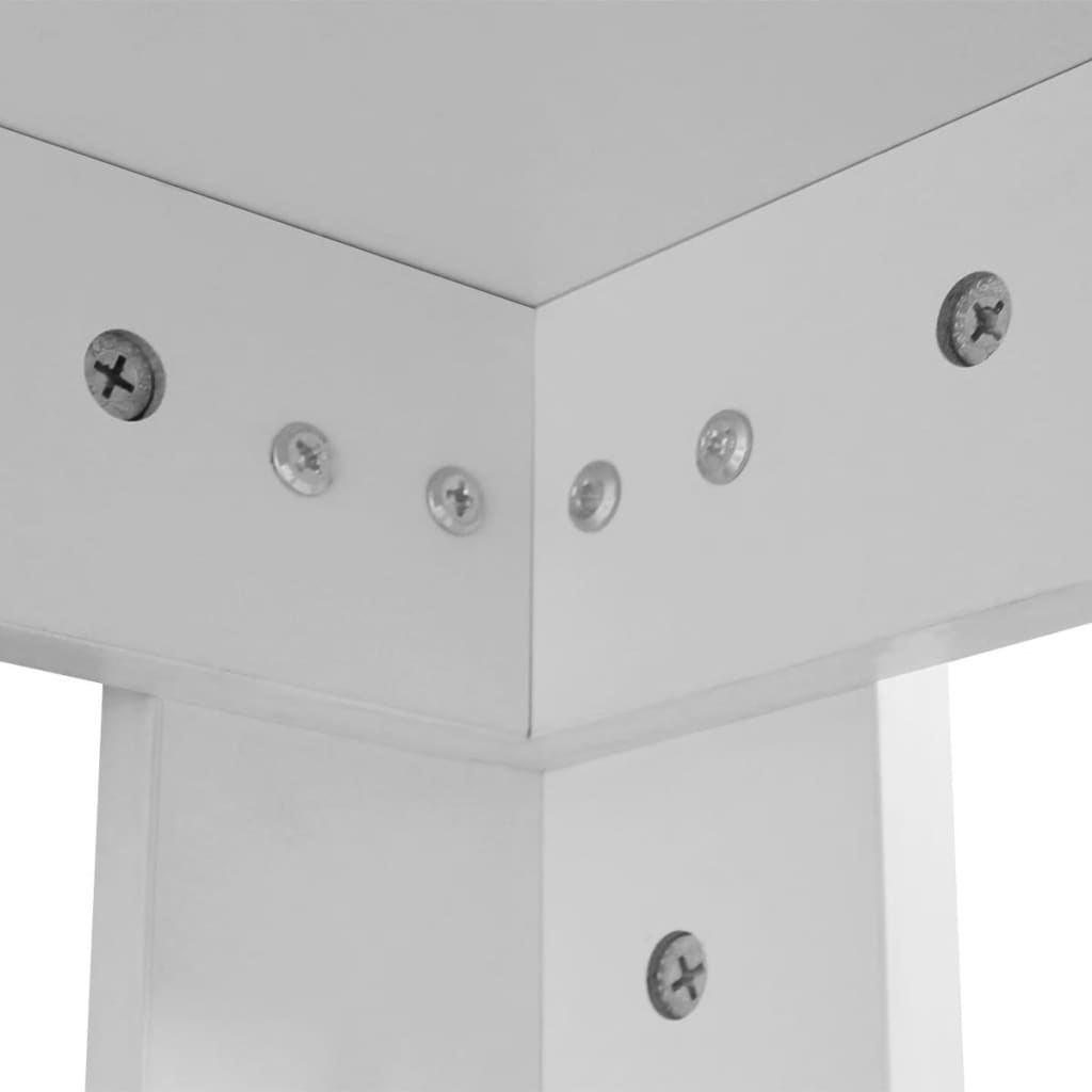 Table à manger 140x80x75 cm blanc - XIOS
